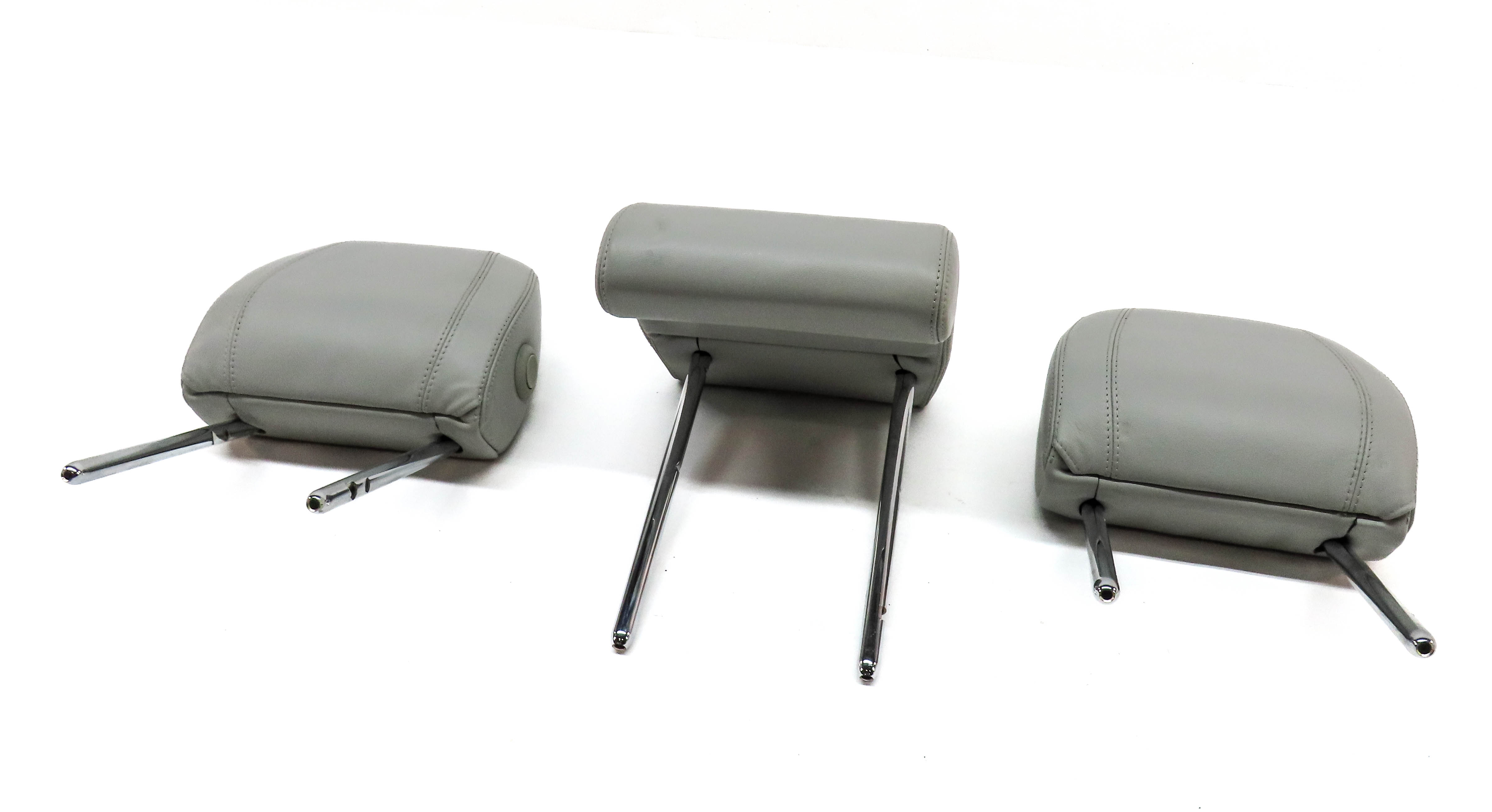 2017 LAND ROVER DISCOVERY SPORT L550 REAR LEFT RIGHT CENTER HEADREST SET3 (Grey) — exact item pictured